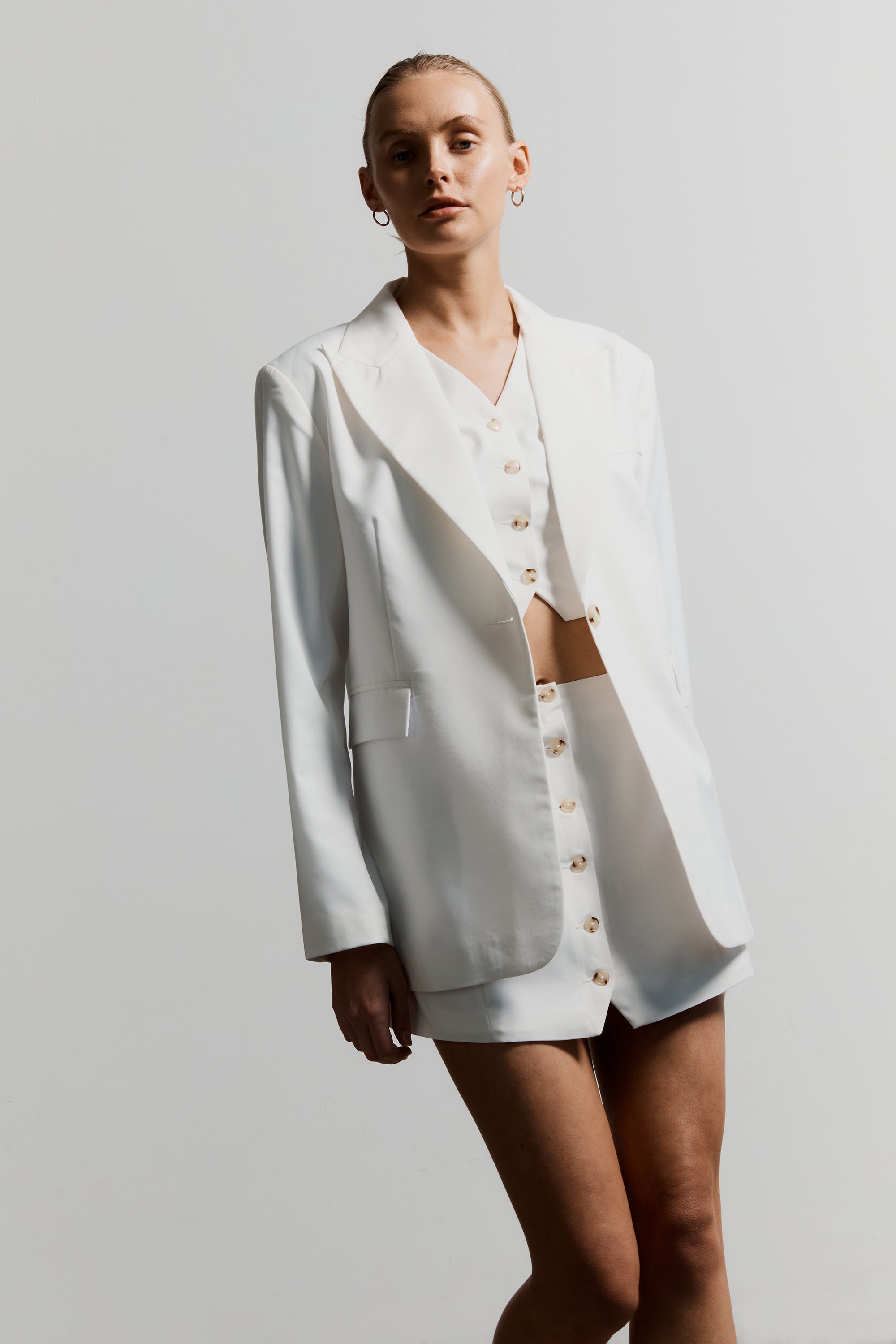 Elysian Collective Third Form Power Player Waistcoat Cream