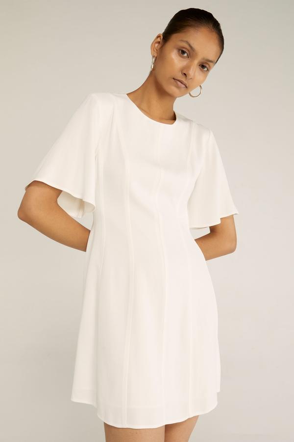 Elysian Collective Third Form Sliding Doors Tee Dress Off White