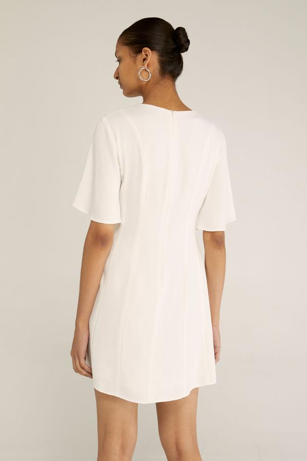 Elysian Collective Third Form Sliding Doors Tee Dress Off White