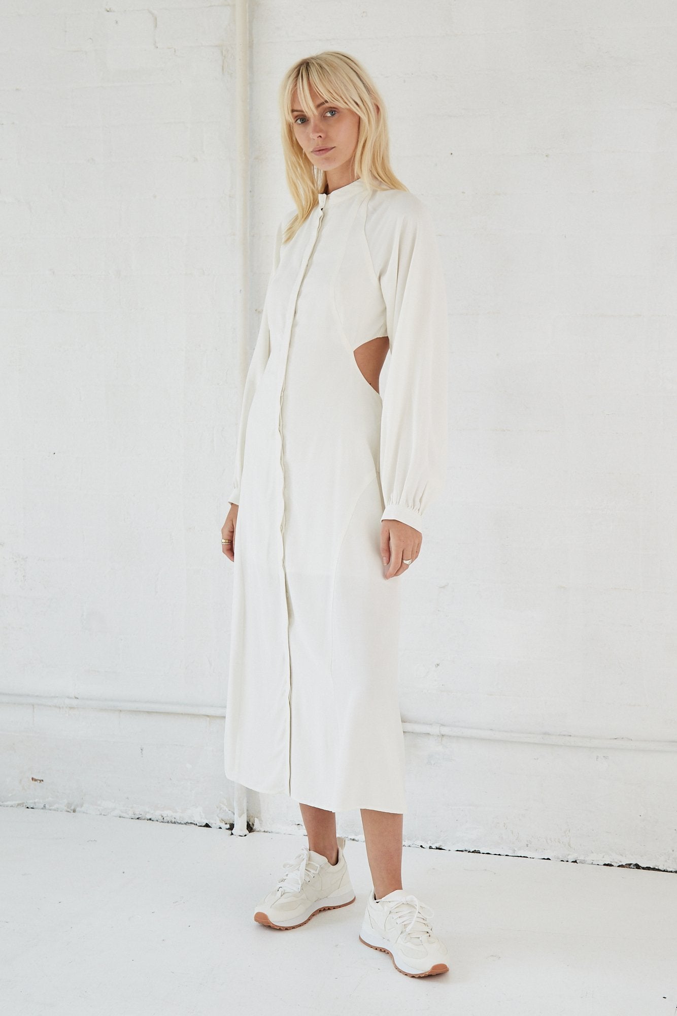 Third Form - Linger On Maxi Dress (Off White) FINAL SALE