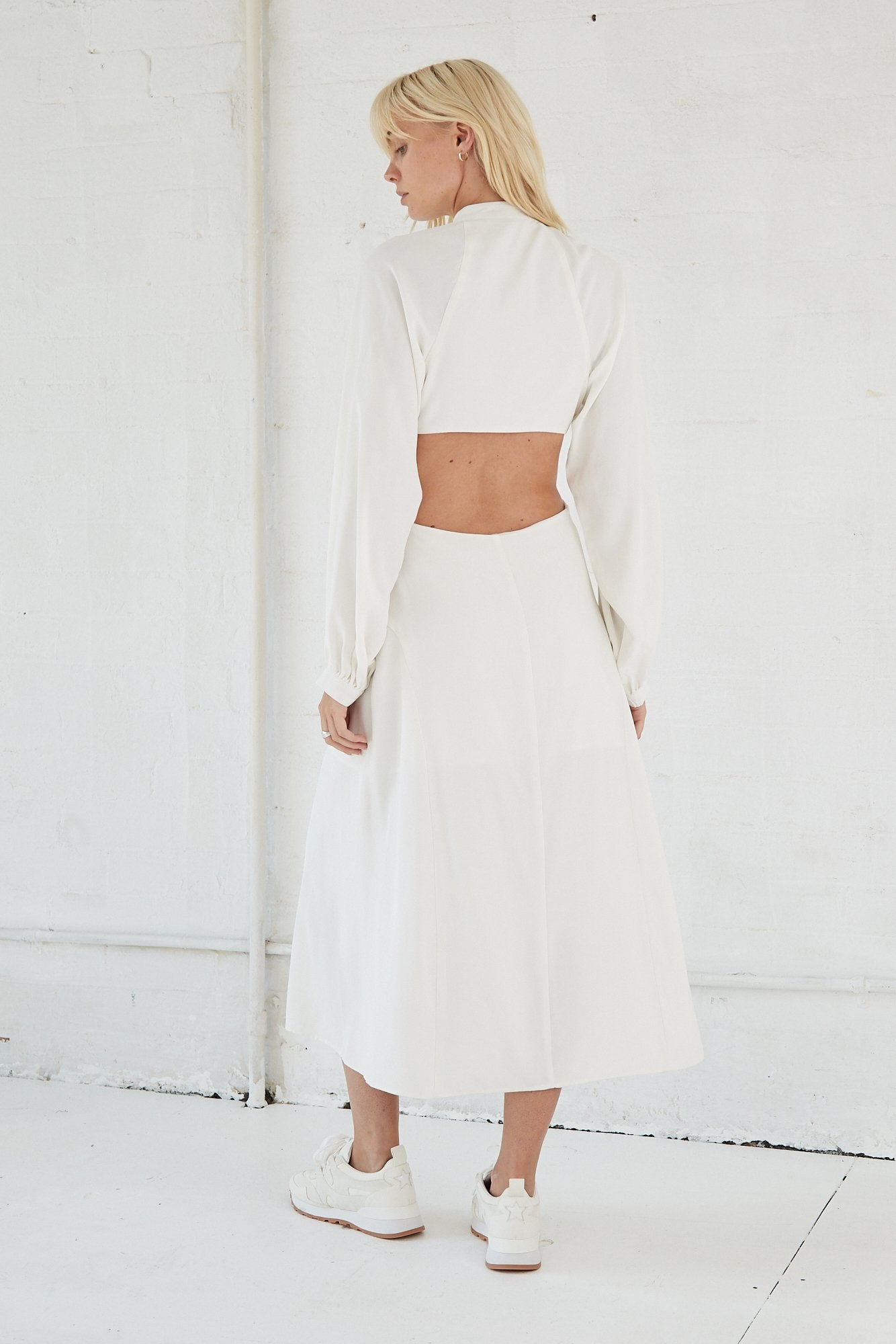 Third Form - Linger On Maxi Dress (Off White) FINAL SALE