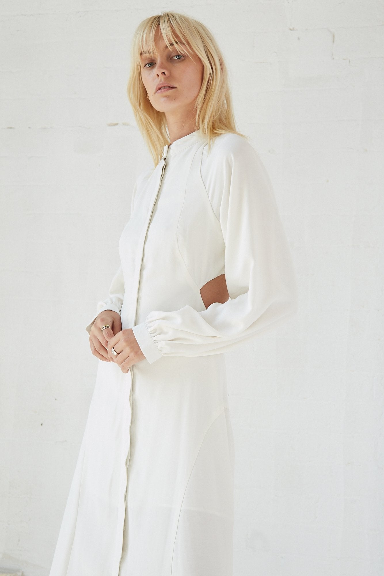 Third Form - Linger On Maxi Dress (Off White) FINAL SALE