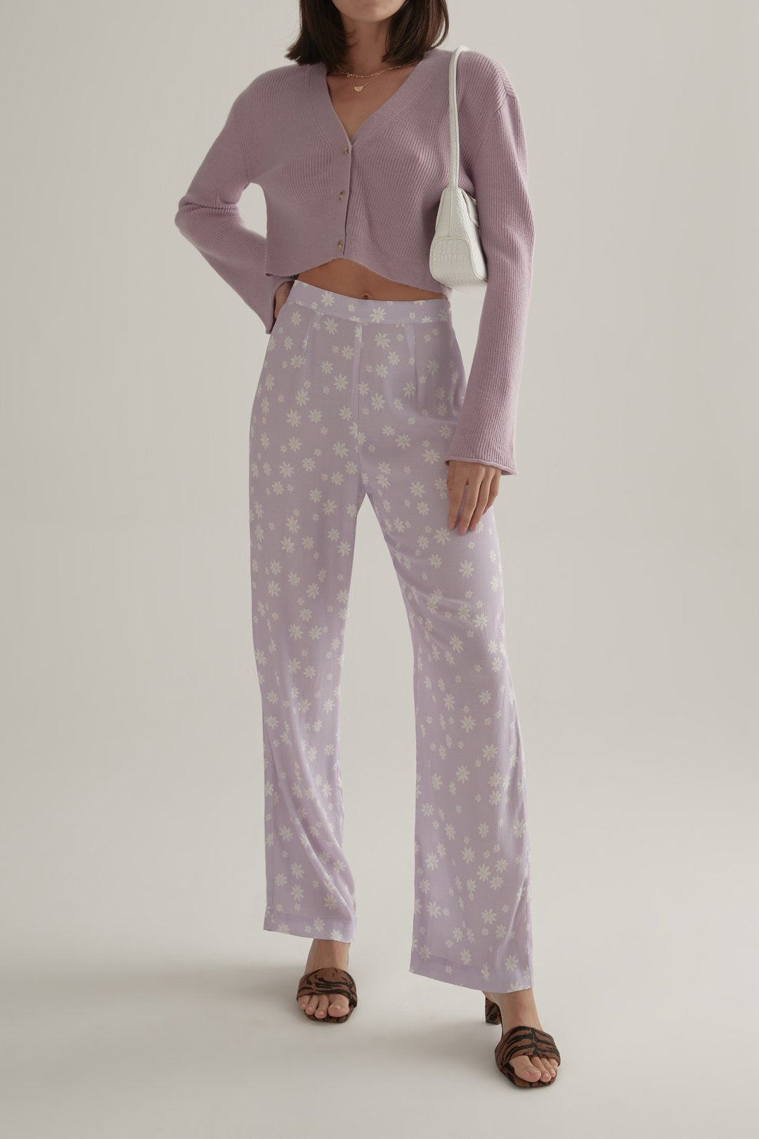 OWNLEY - Mimi Cardigan (Lilac)