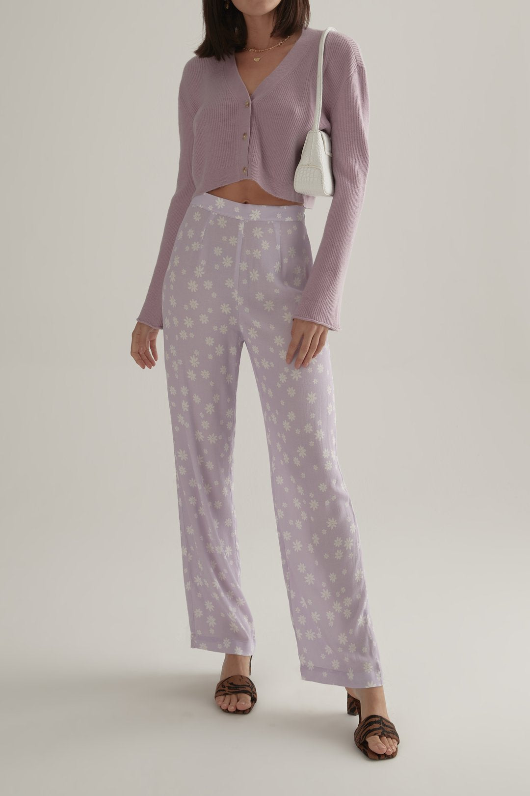 OWNLEY - Mimi Cardigan (Lilac)