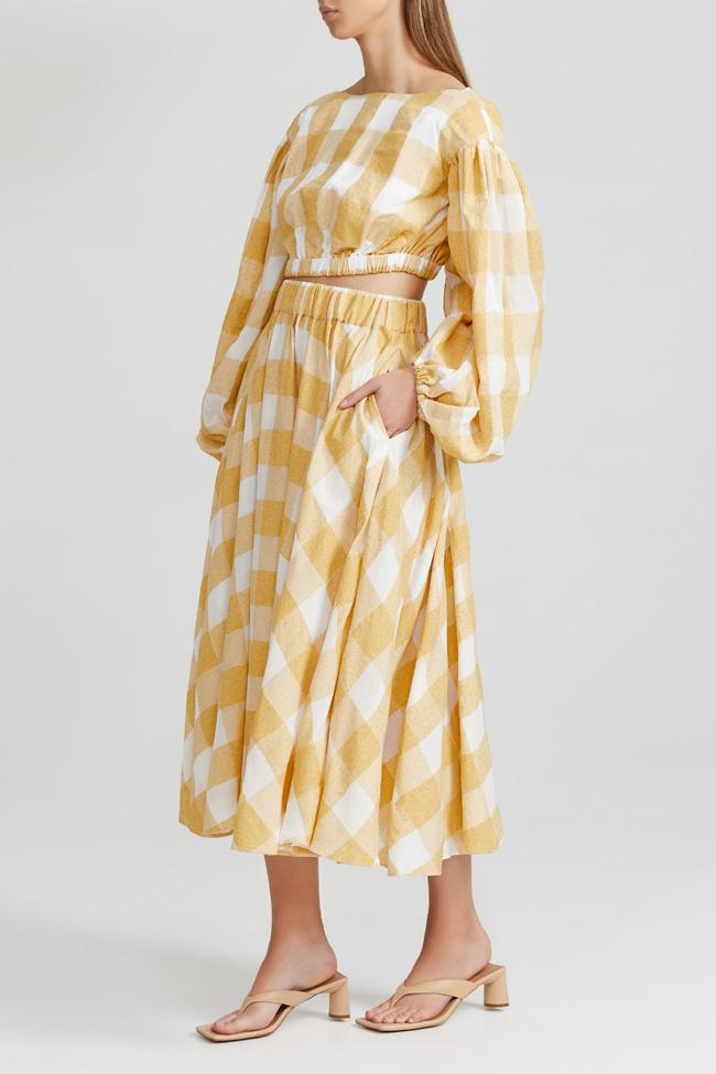 ACLER - Sutherland Skirt (Canary Check)