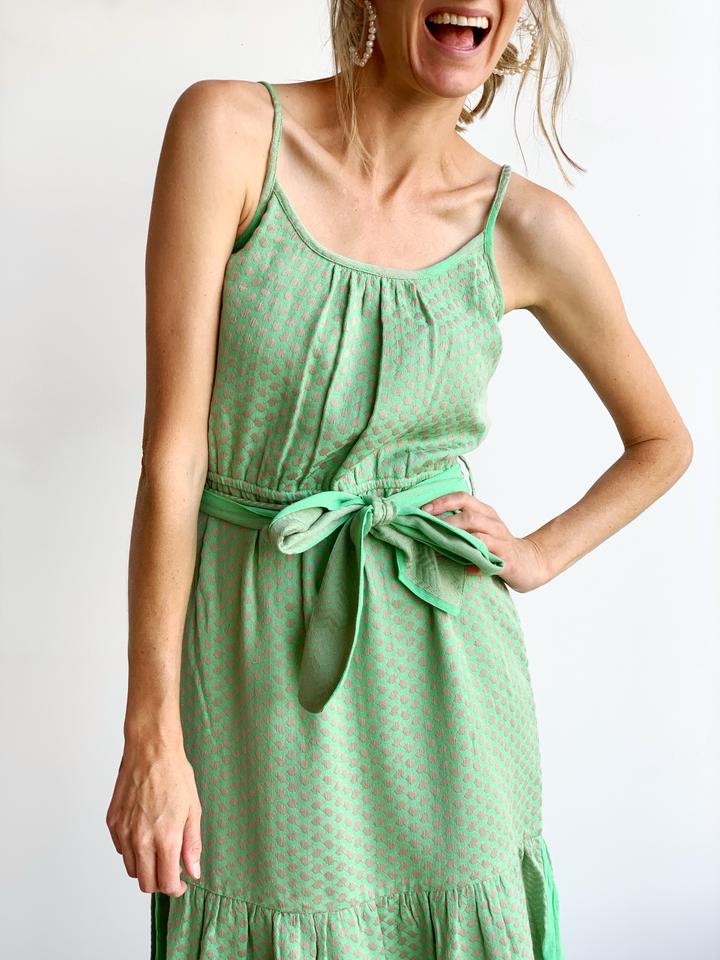 Elysian Collective Cecile Copenhagen Summery Copenhagen Rose Dress Minty