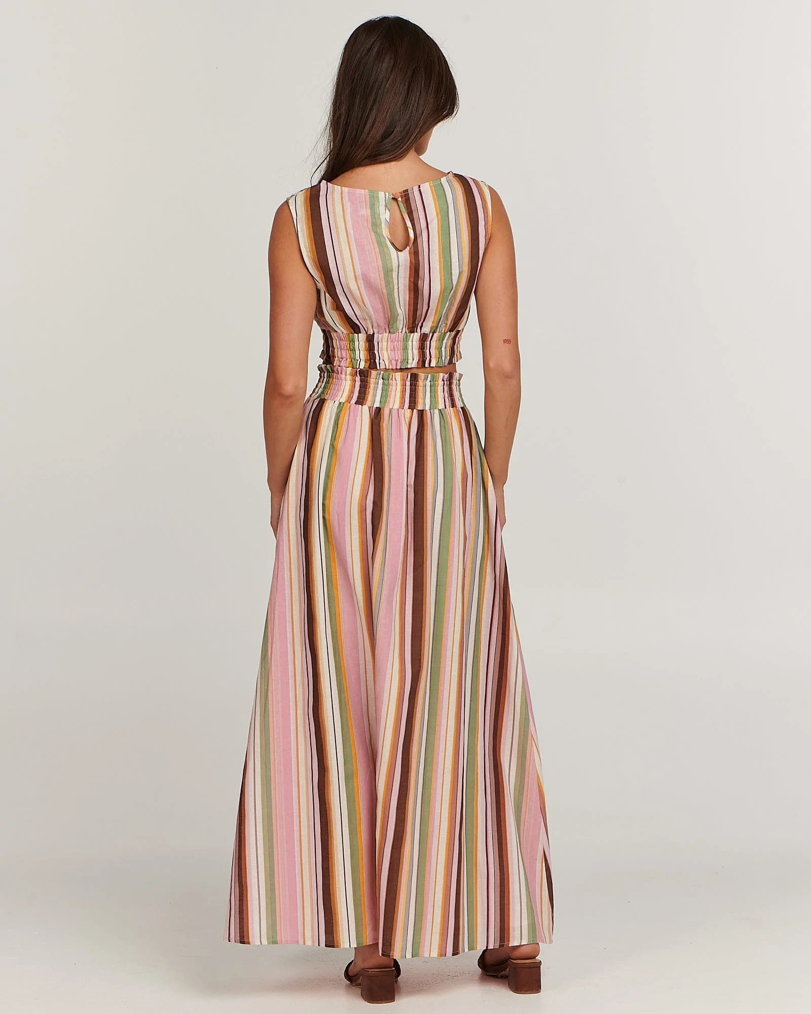 Elysian Collective Charlie Holiday Addy Top Multi Stripe