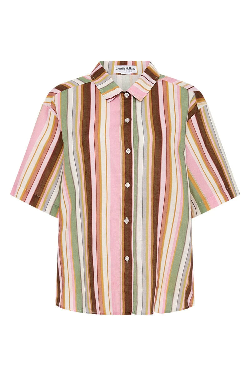 Elysian Collective Charlie Holiday Cape Shirt Multi Shirt