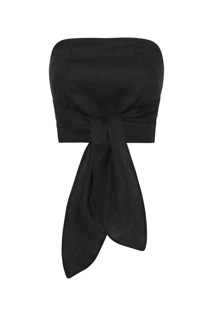 Elysian Collective Faithful The Brand Hulala Bodice Top Black