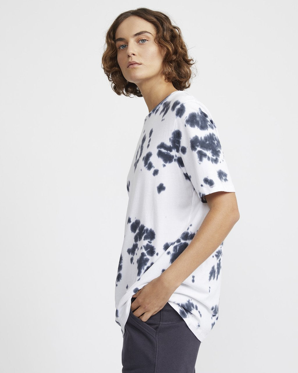 JAC + MOOKI - Frankie Tee (Black Tie Dye)