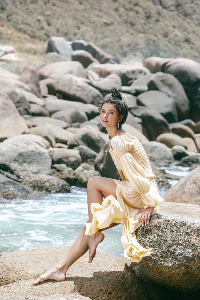 LA CIGANNA - Sirena Top (Peach)