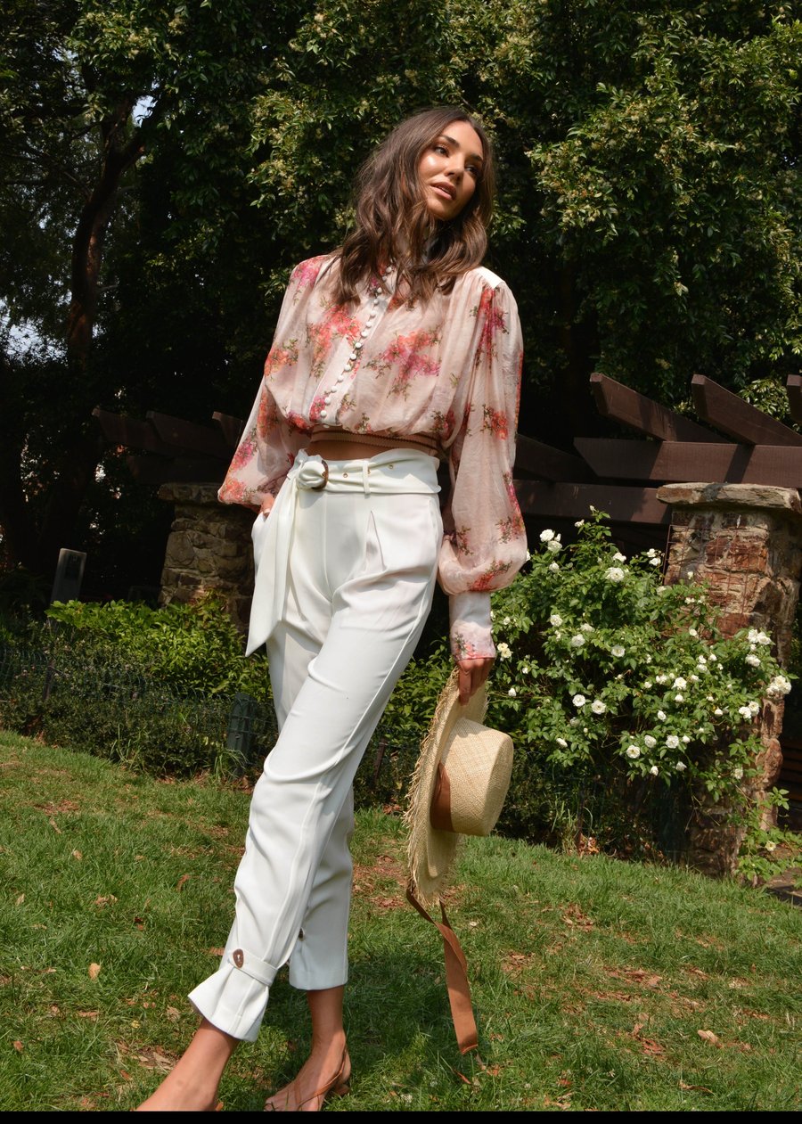 MACKENZIE MODE - Shooting Stars Pants (Winter White)