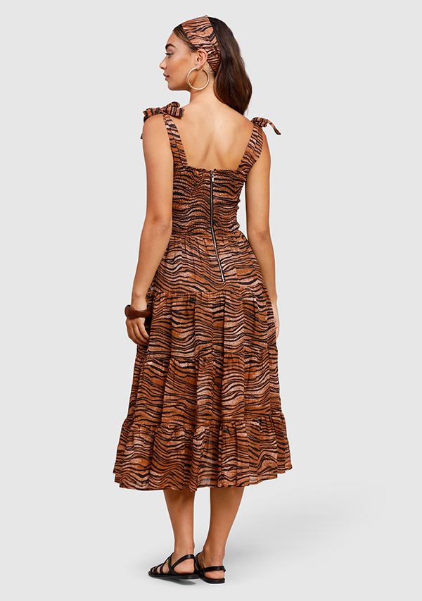 MINISTRY OF STYLE - Tigress Strap Midi Dress