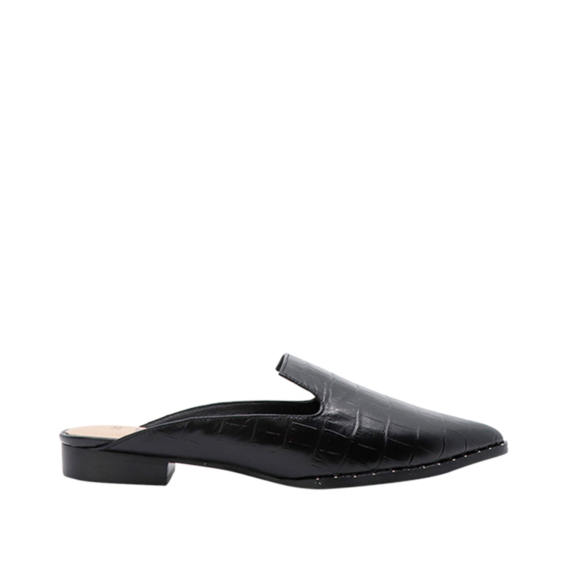 Skin Footwear - Lyncoln (Black Croc)