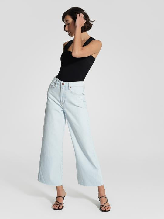 Elysian Collective Nobody Denim Skylar Jean Ankle Glimmer