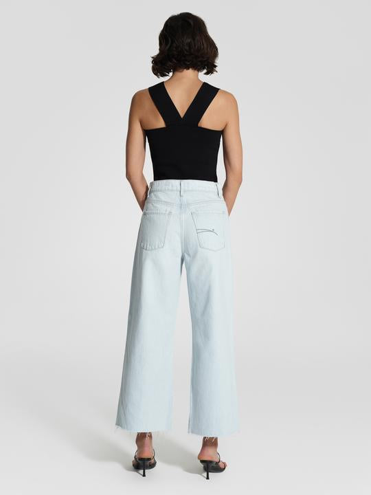 Elysian Collective Nobody Denim Skylar Jean Ankle Glimmer