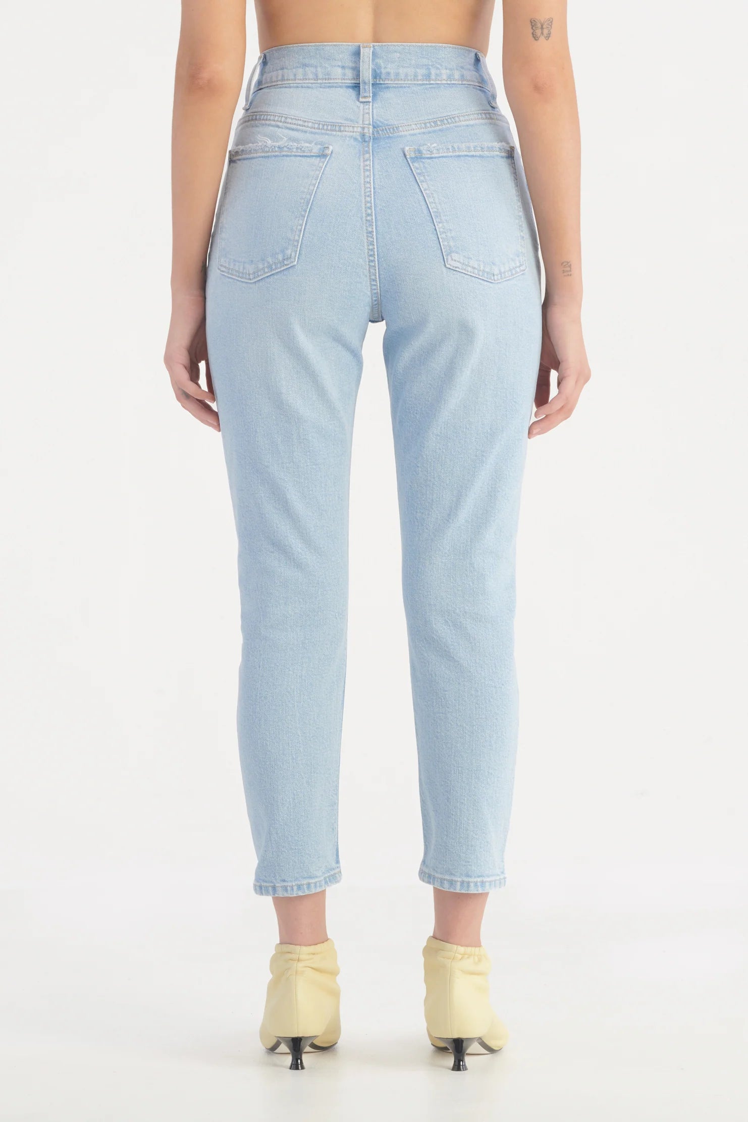 Elysian Collective Nobody Denim Frankie Ankle Stretch Cooling Blue