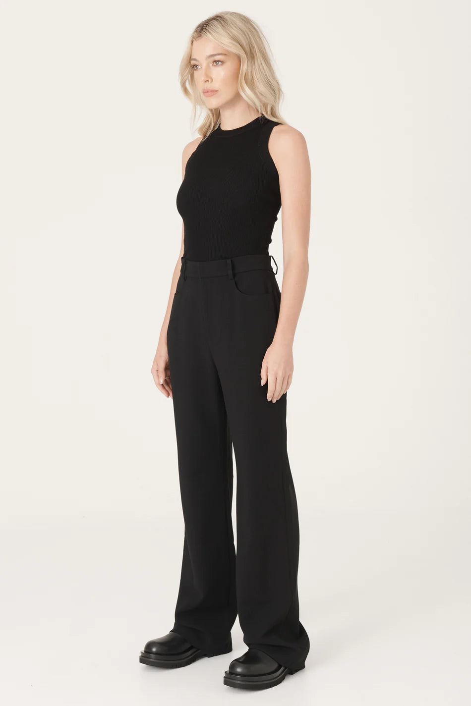 Elysian Collective Raef Henley Trouser Black