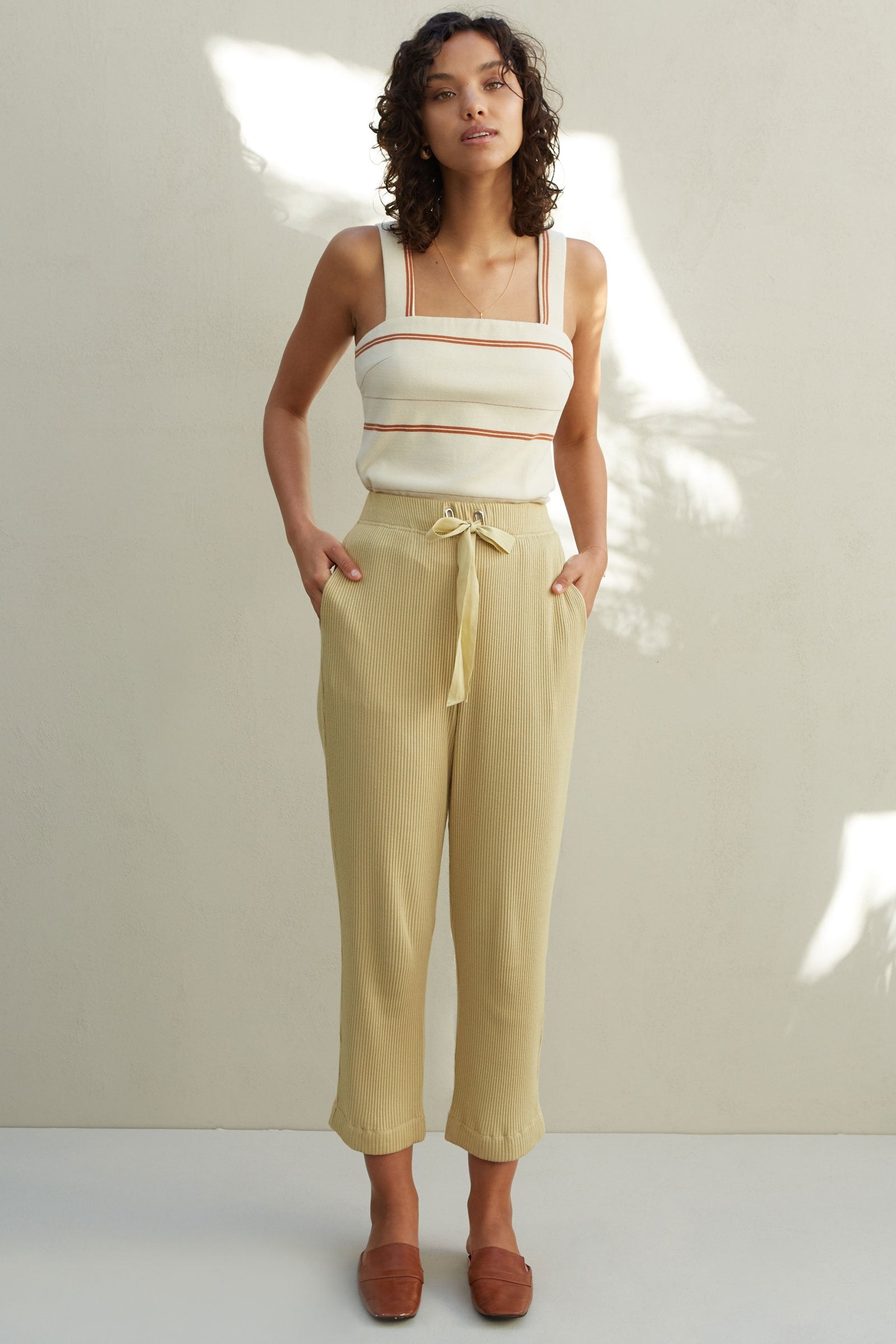 SANCIA - The Ava Ribbed Top