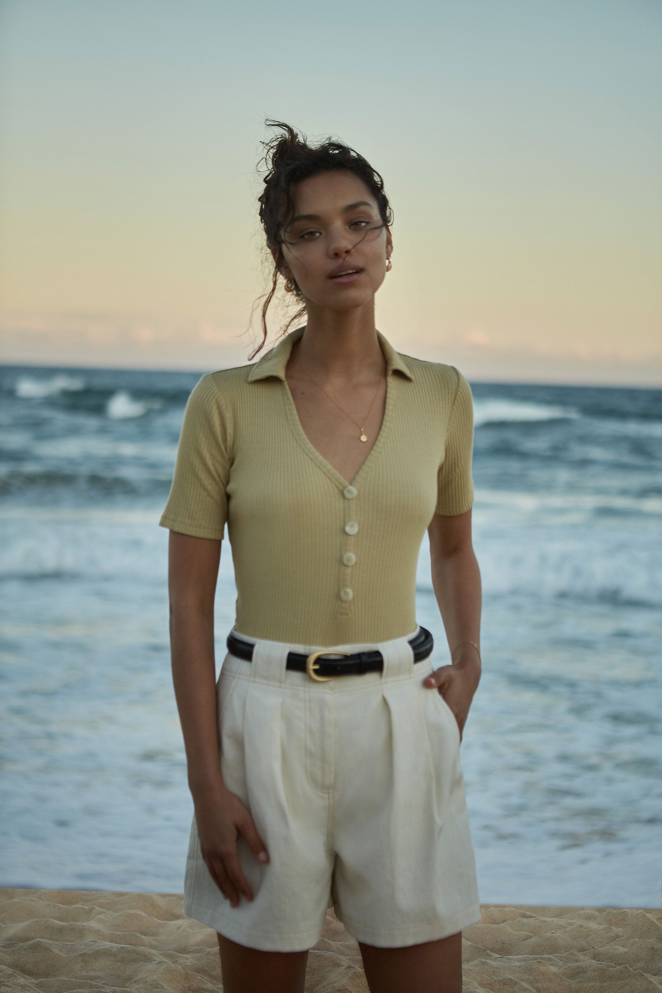 SANCIA - The Leia Shorts (Seashell)