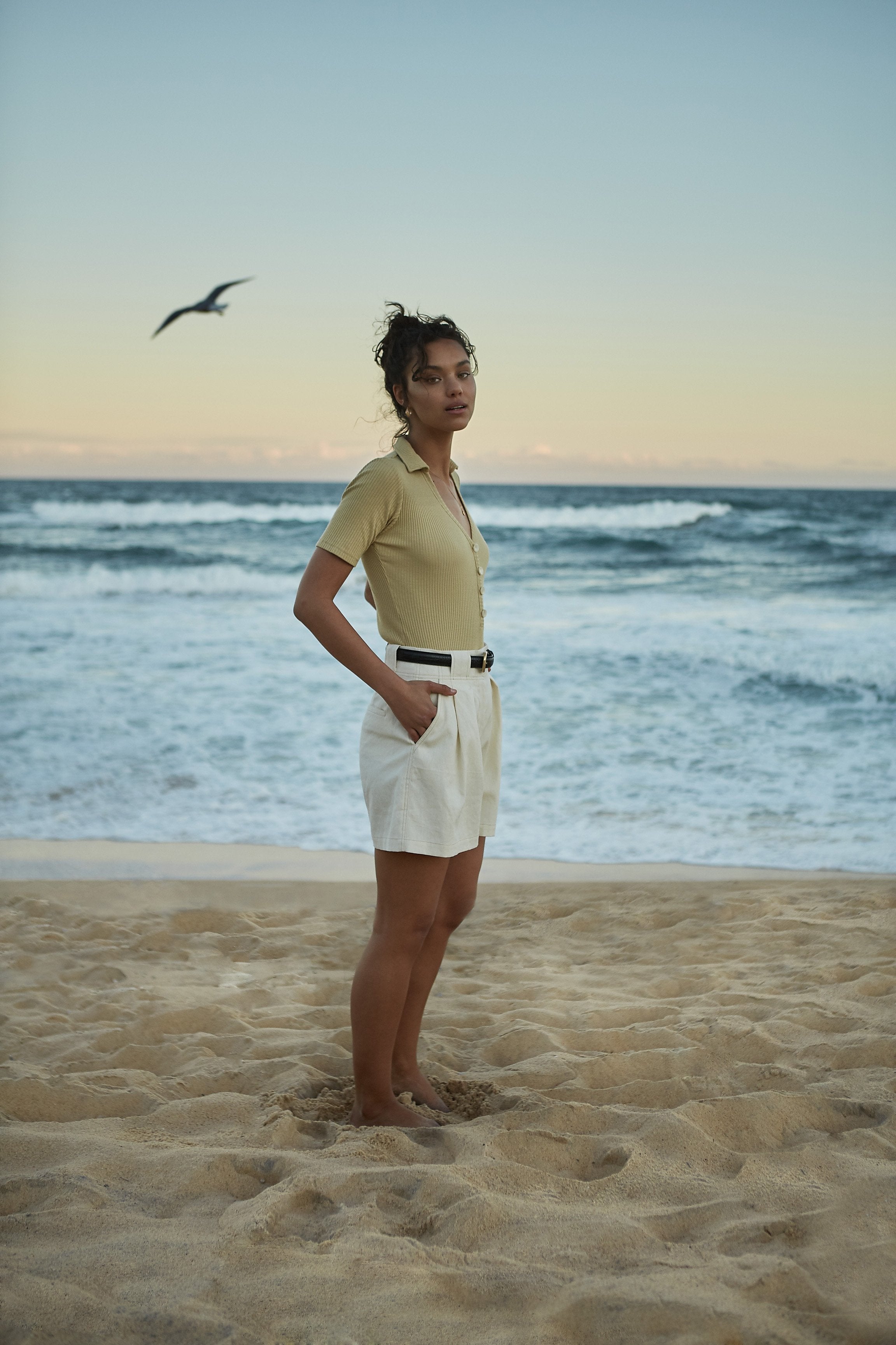 SANCIA - The Leia Shorts (Seashell)