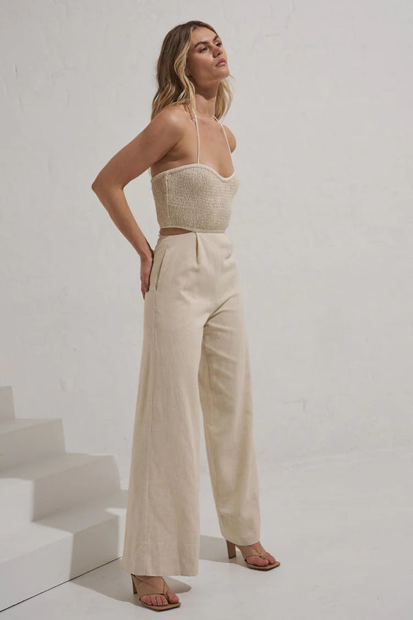 Elysian Collective Significant Other Mon Renn Glaze Jumpsuit Natural
