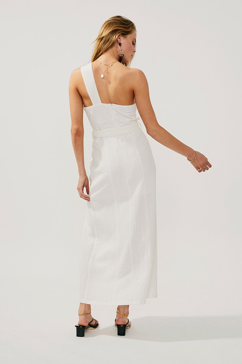 SUBOO - Faith Twist Maxi Dress (Ivory)