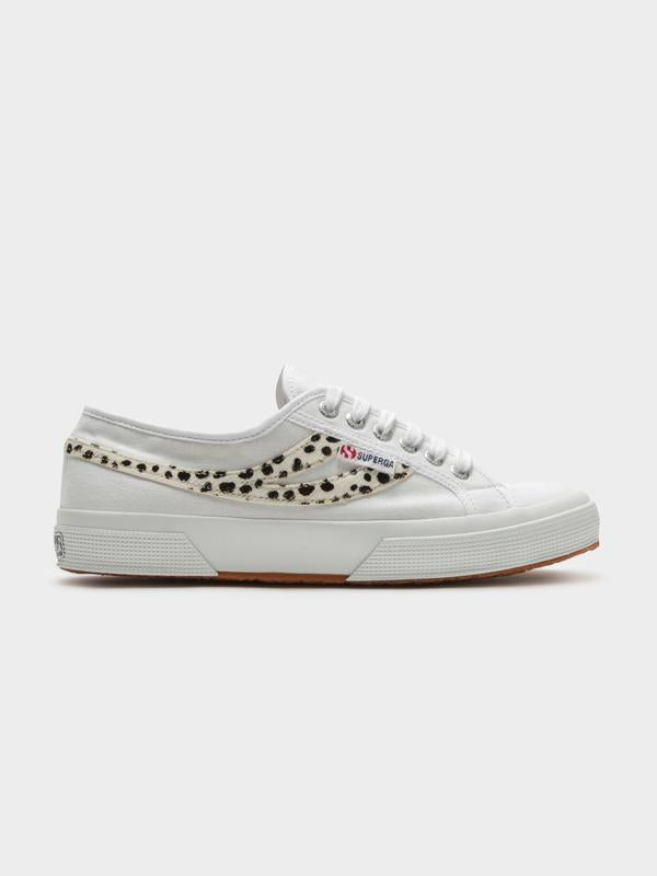 SUPERGA - Cotu Swallow Tail Calf Hair Sneakers 2953 (White Dalmatian)