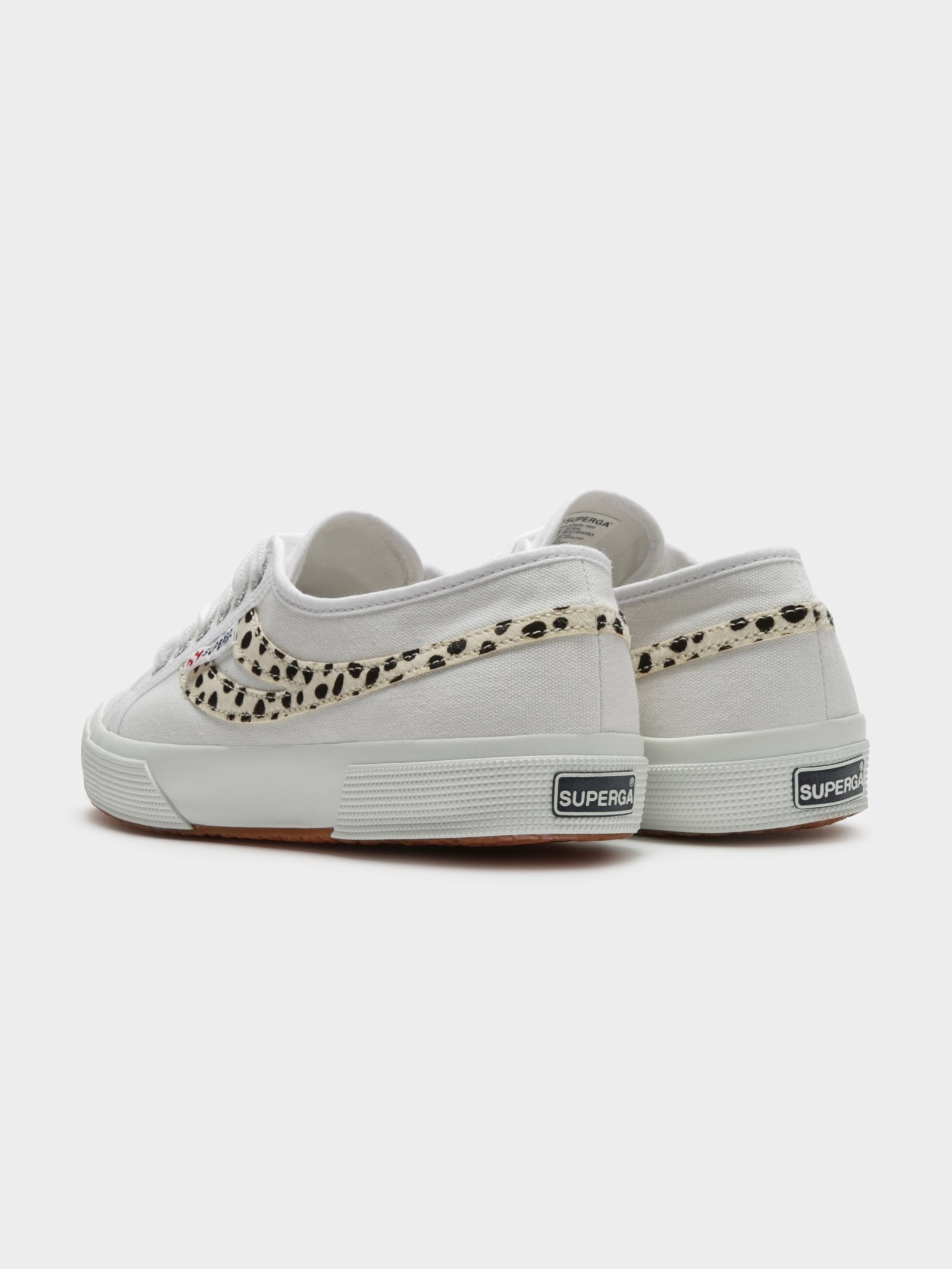 SUPERGA - Cotu Swallow Tail Calf Hair Sneakers 2953 (White Dalmatian)