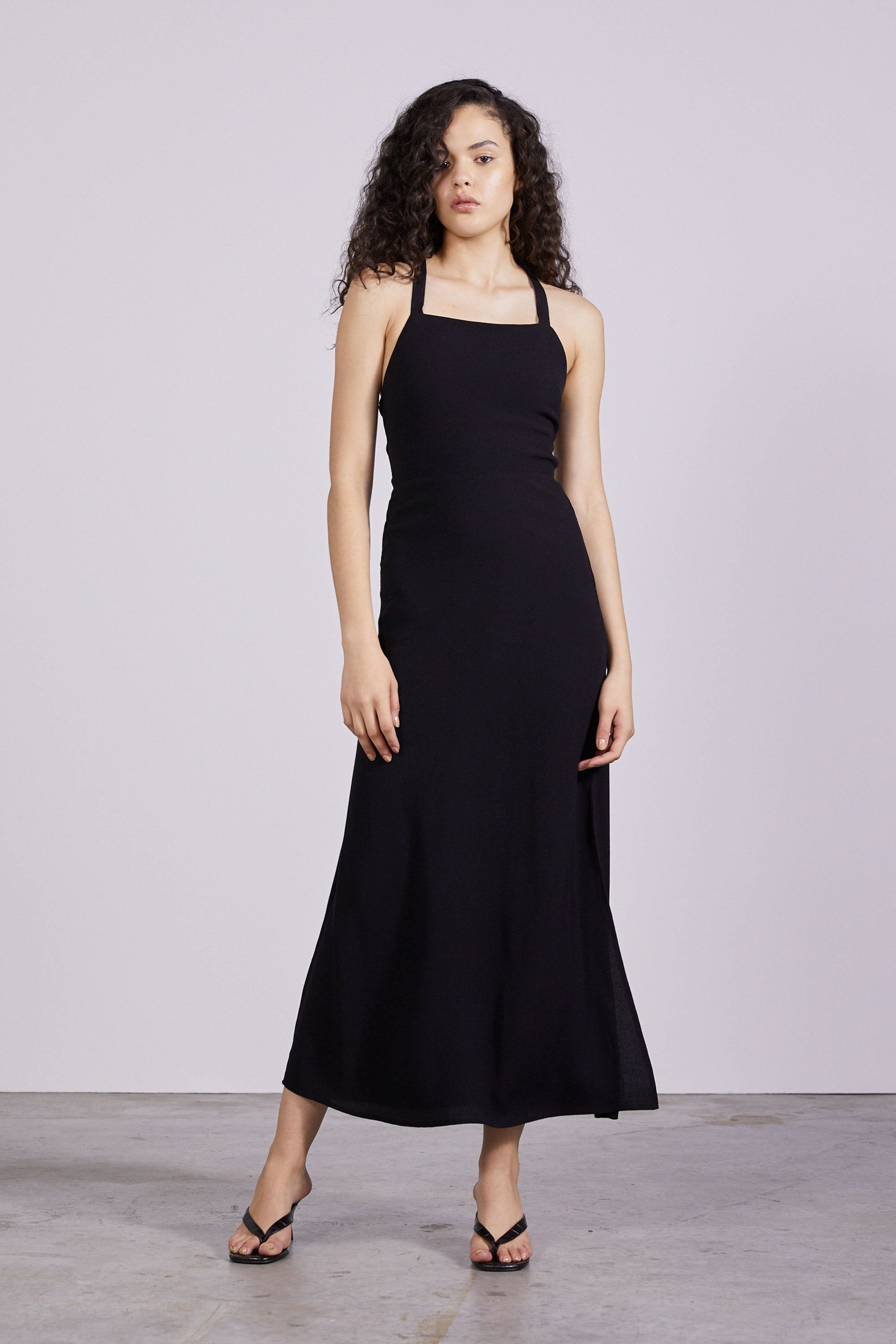 THIRD FORM - Bouquet Lace Back Slip (Black) FINAL SALE