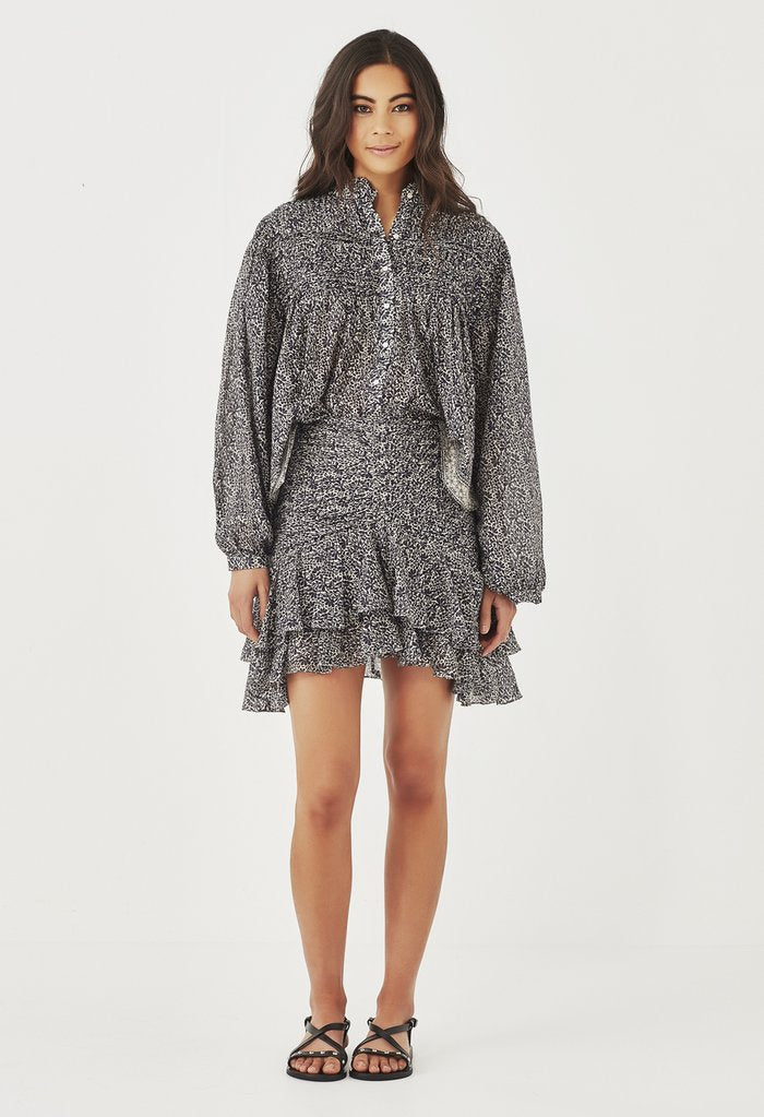 REMAIN - Sylvie Shirt (Navy Paisley) FINAL SALE