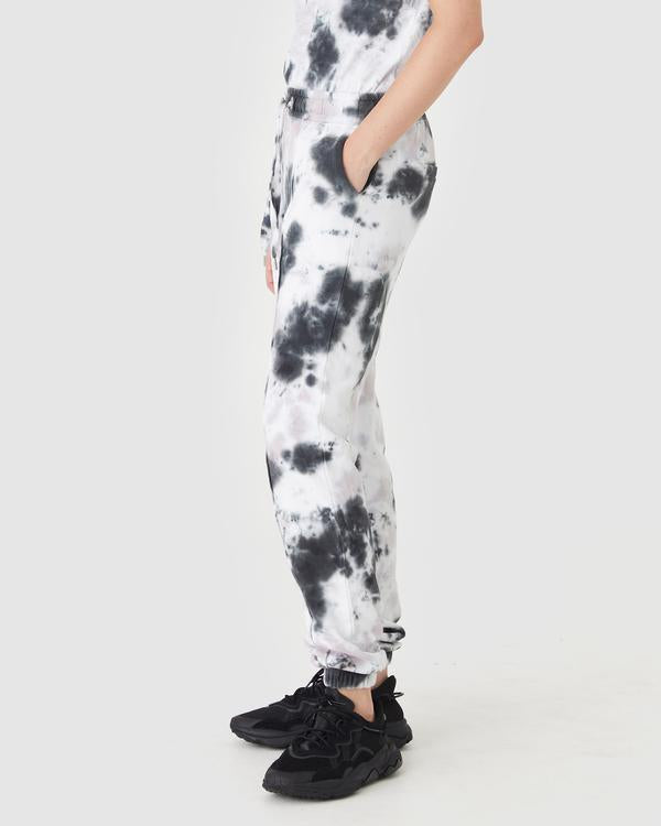Jac + Mooki Georgia Sweat Pant Lilac Tie Dye