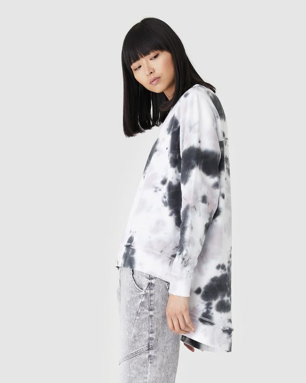 Jac + Mooki Priscilla Sweat Lilac Tie Dye