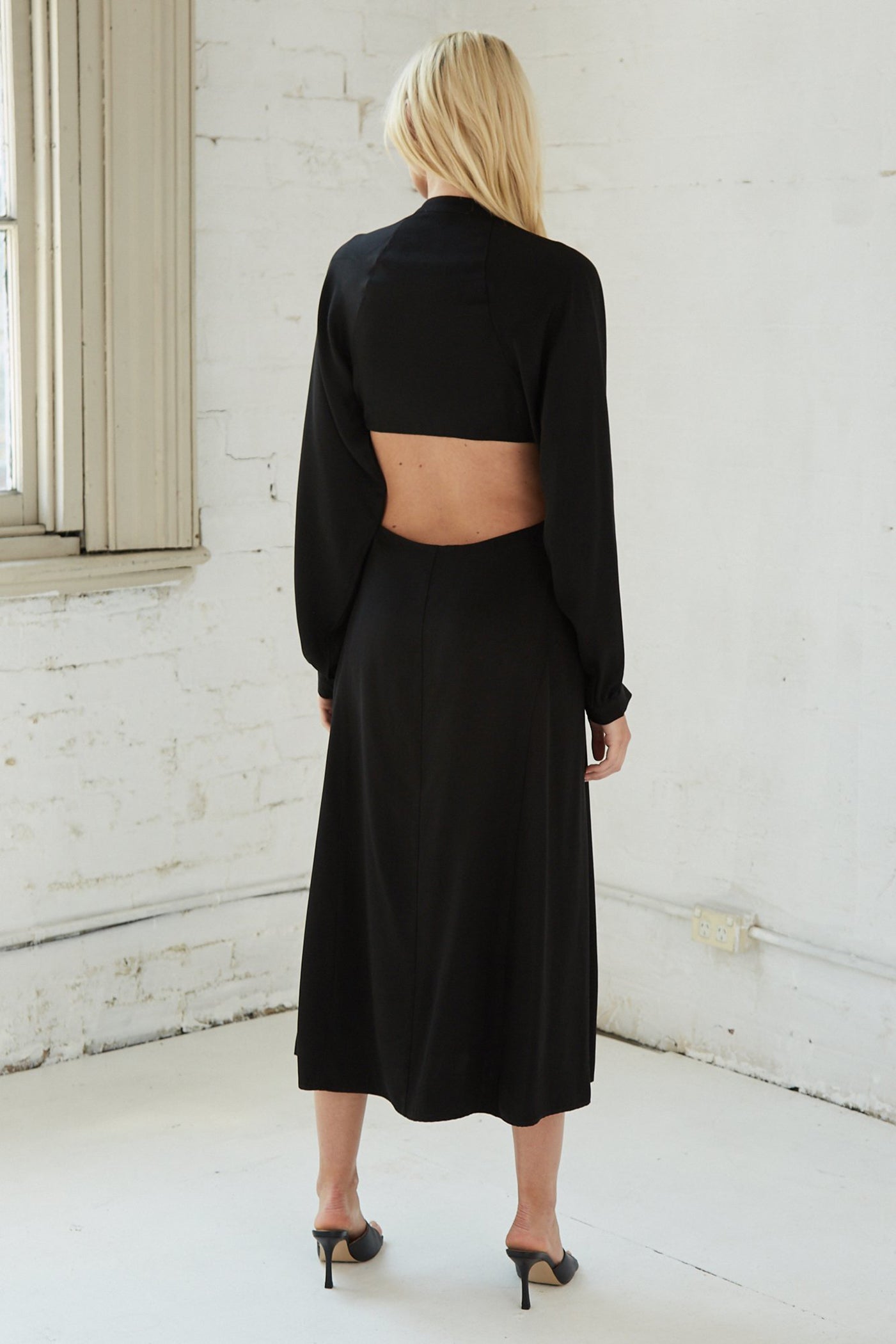 Third Form - Linger On Maxi Dress (Black) FINAL SALE