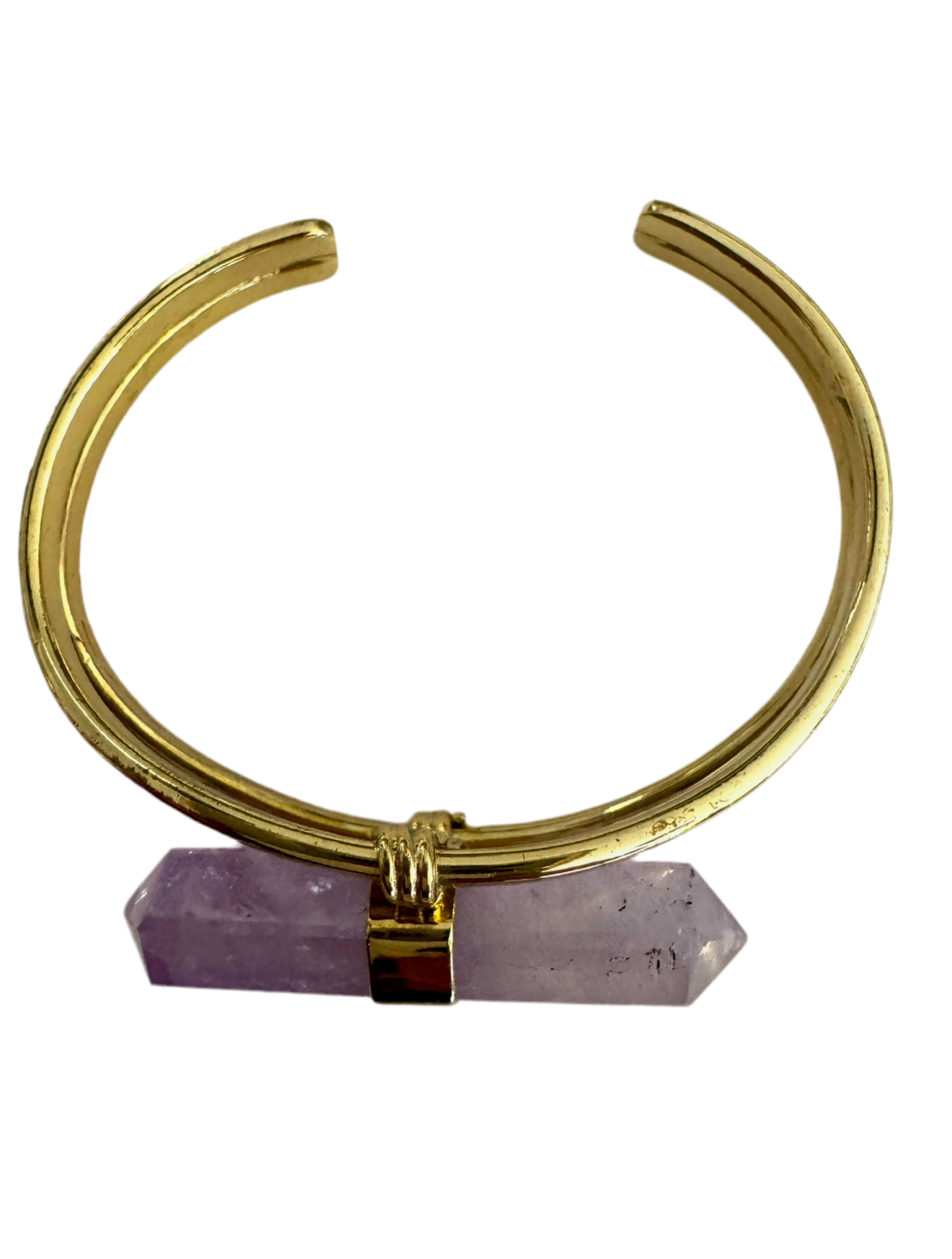 Elysian Collective Amethyst Quartz Crystal Bracelet
