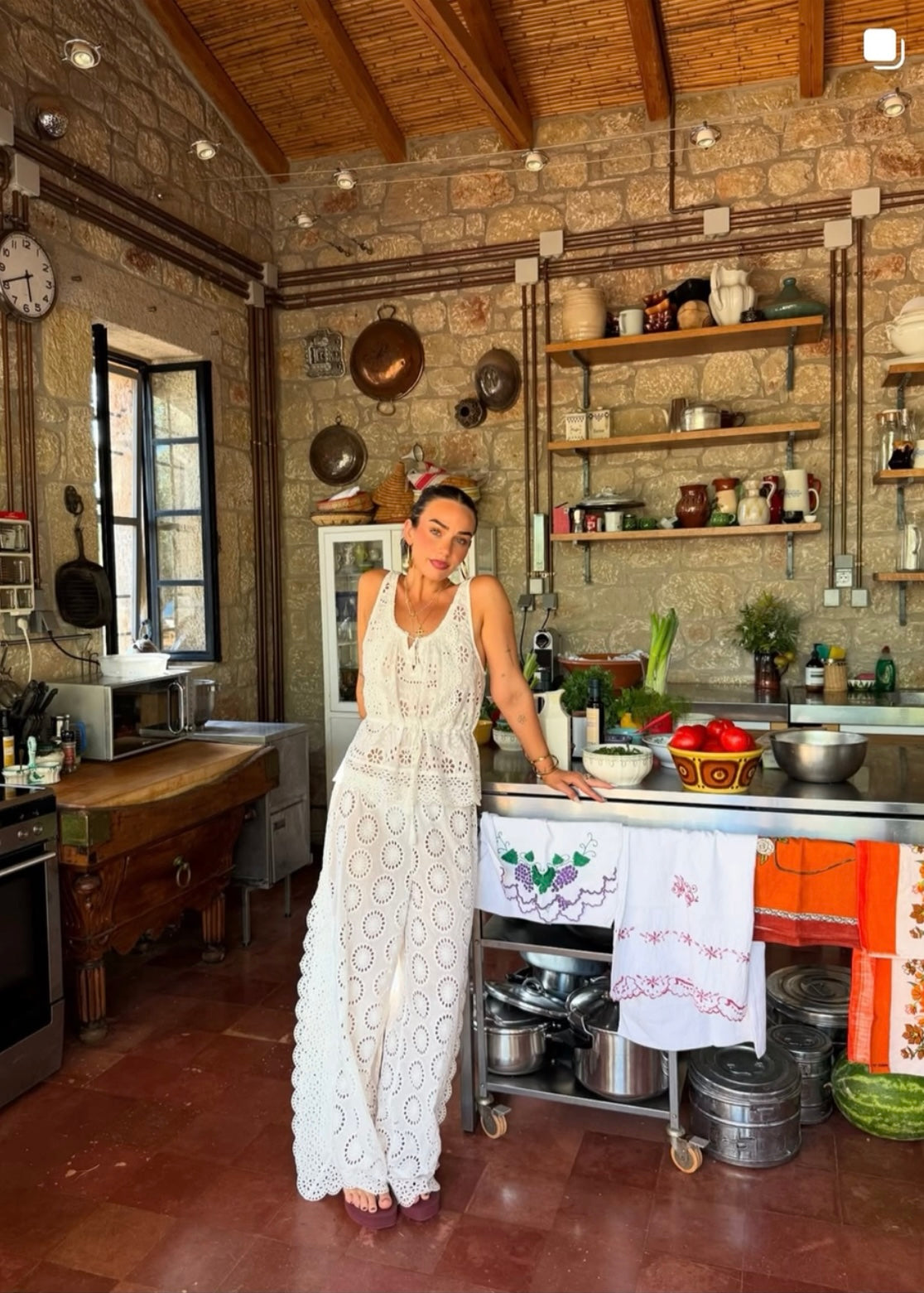 Elysian Collective Spell And The Gypsy Collective Yaya Lace Pant Antique White