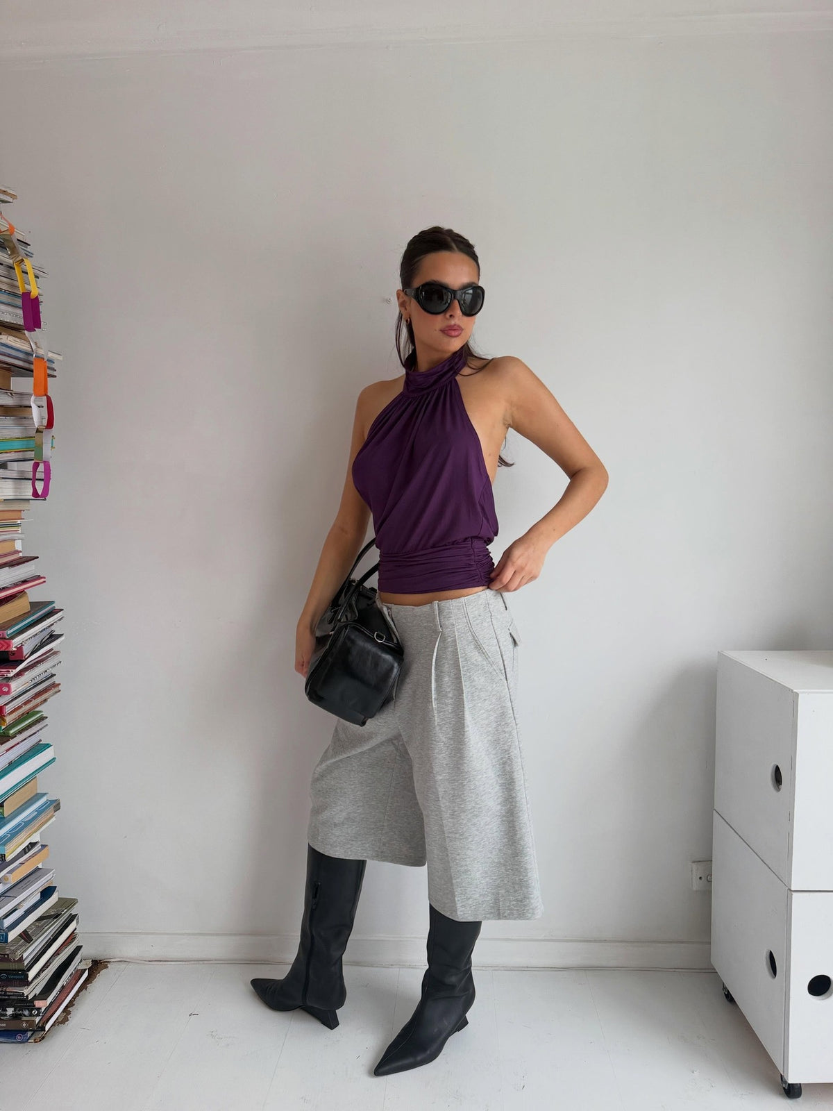 LANA WILKINSON - BEN BOOT (BLACK LEATHER)