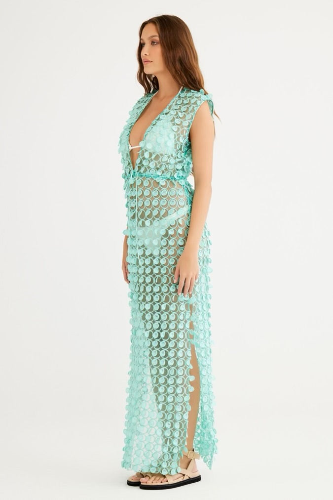 Elysian Collective Rumer Riva Kaftan Mint 