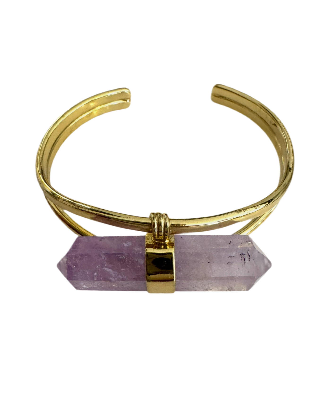 Elysian Collective Amethyst Quartz Crystal Bracelet