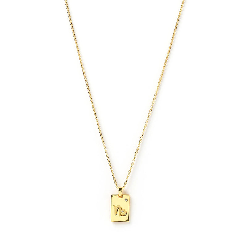 ARMS OF EVE - Zodiac Gold Tag Necklace