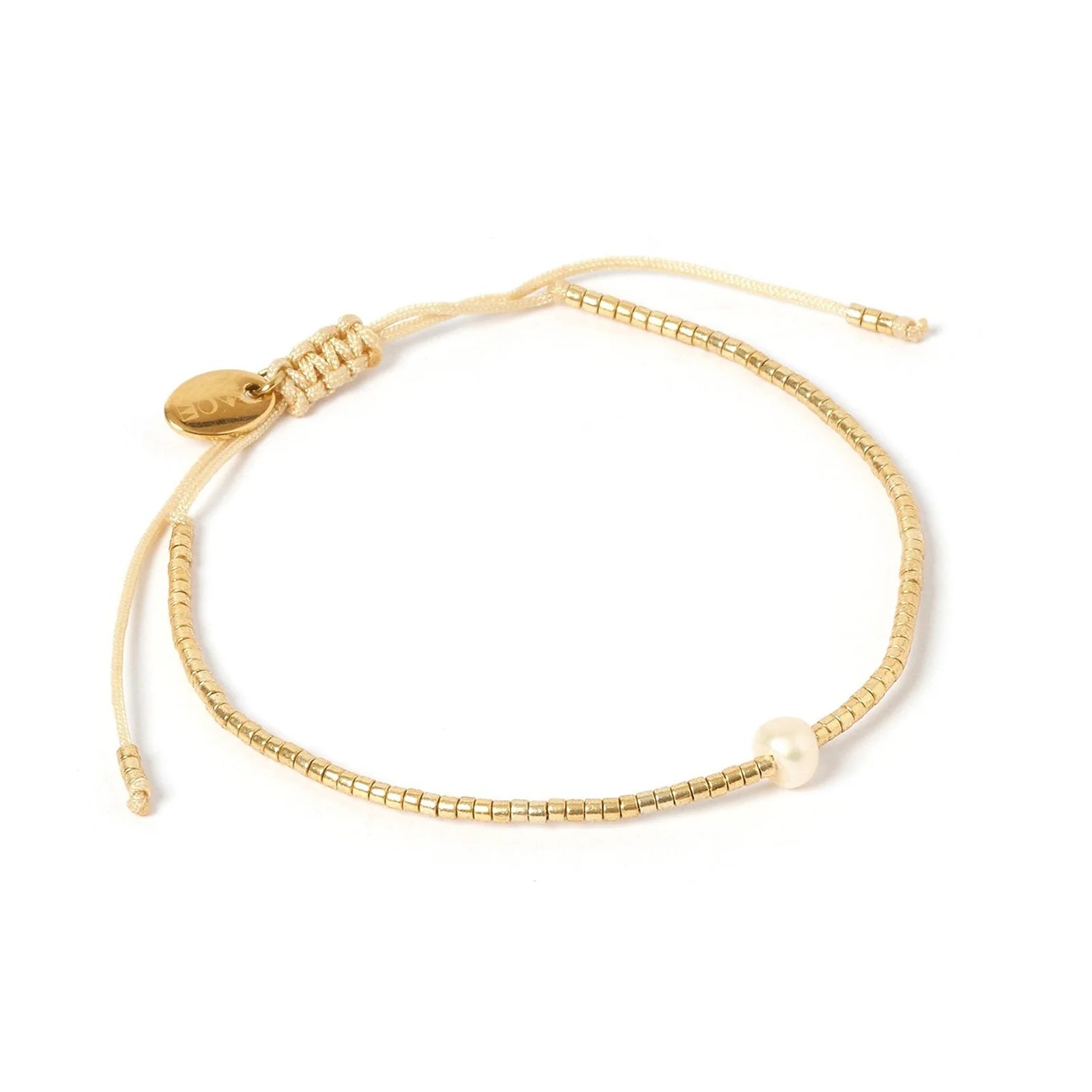 Elysian Collective Arms of Eve River Gold and Pearl Bracelet