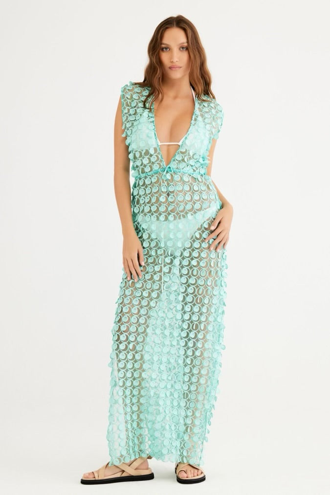 Elysian Collective Rumer Riva Kaftan Mint 