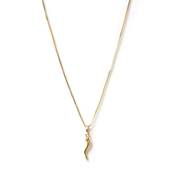 ARMS OF EVE - Cornicello Gold Charm Necklace
