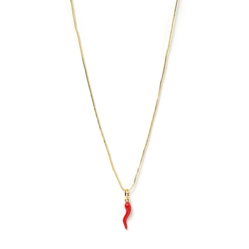 ARMS OF EVE - Cornicello Red Charm Necklace