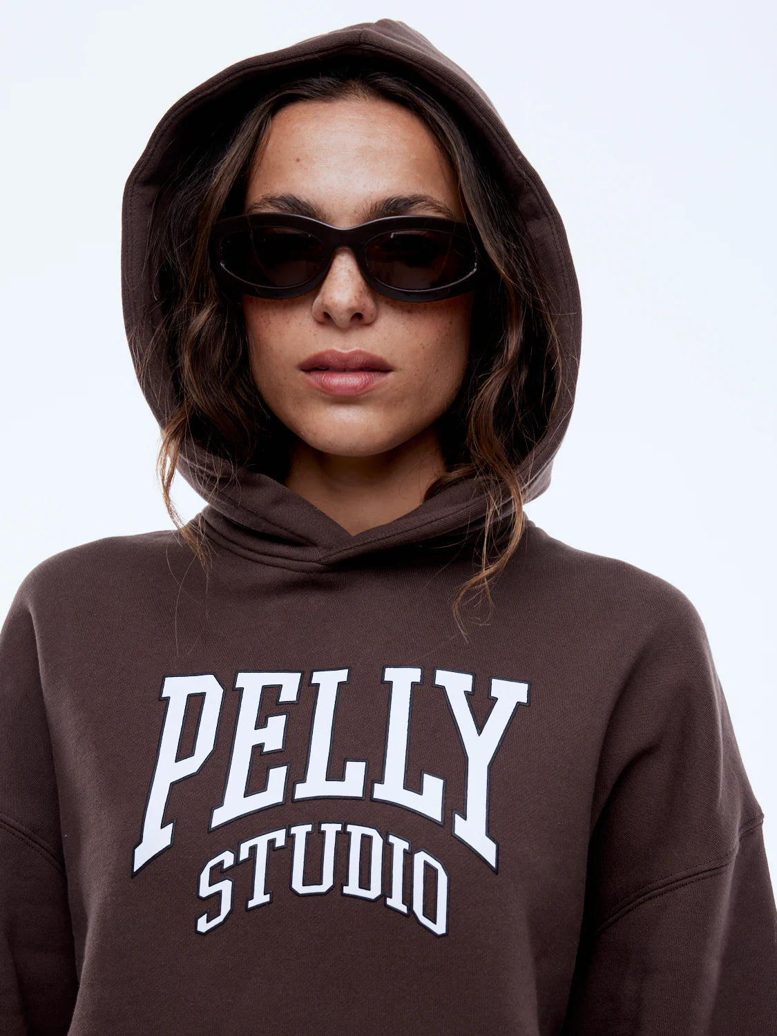 Elysian Collective Ena Pelly Pelly Studio Hoodie Mocha