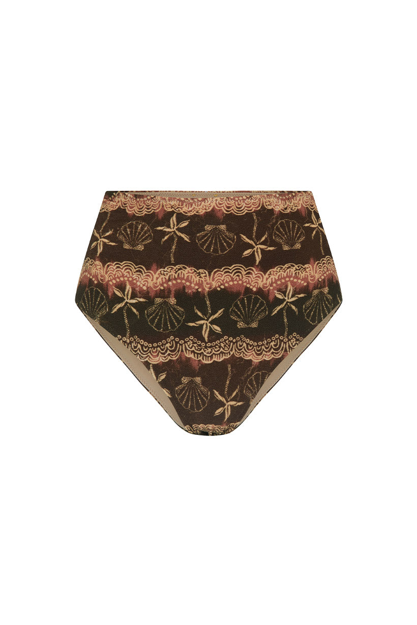 Elysian Collective Spell Mermaid Cove High Waisted Pant Espresso 