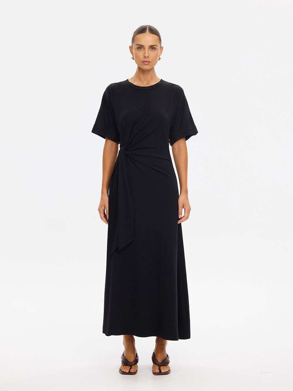 Elysian Collective Kivari Erina Maxi Dress Black