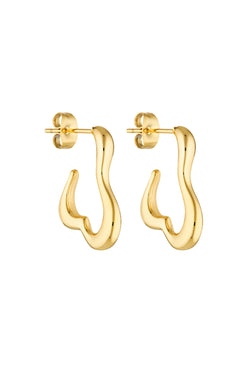 Elysian Collective Porter Jewellery Baby Bones Earrings Gold