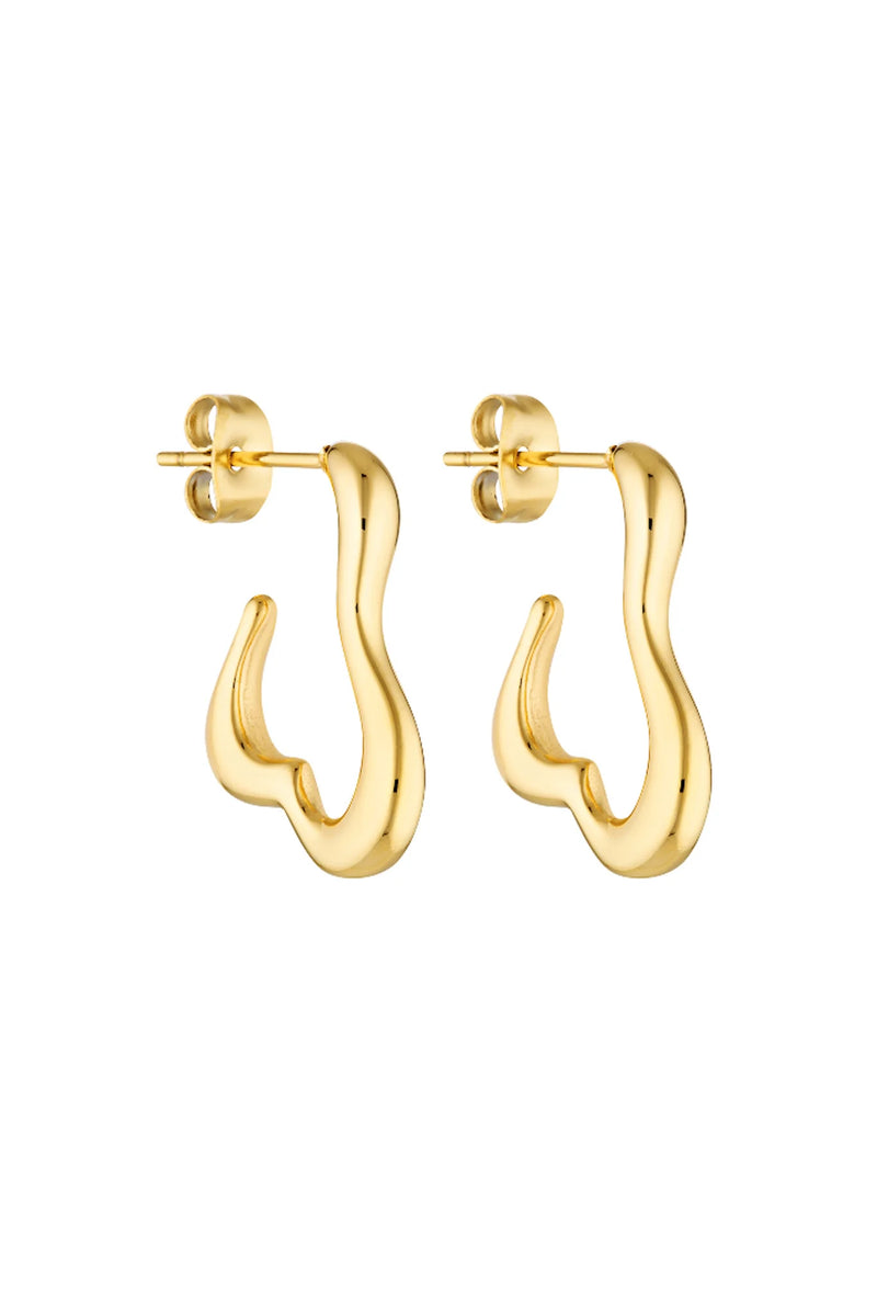Elysian Collective Porter Jewellery Baby Bones Earrings Gold