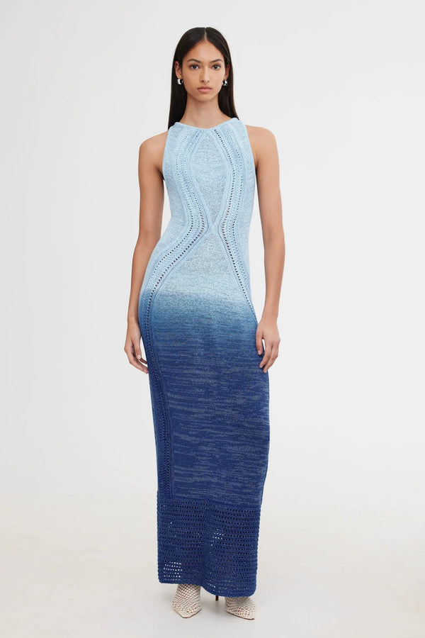 SIGNIFICANT OTHER ORLY DRESS (INDIGO FADE)